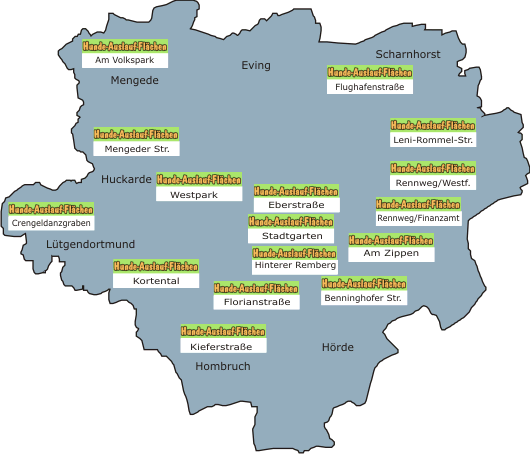 Stadtgebiet Dortmund